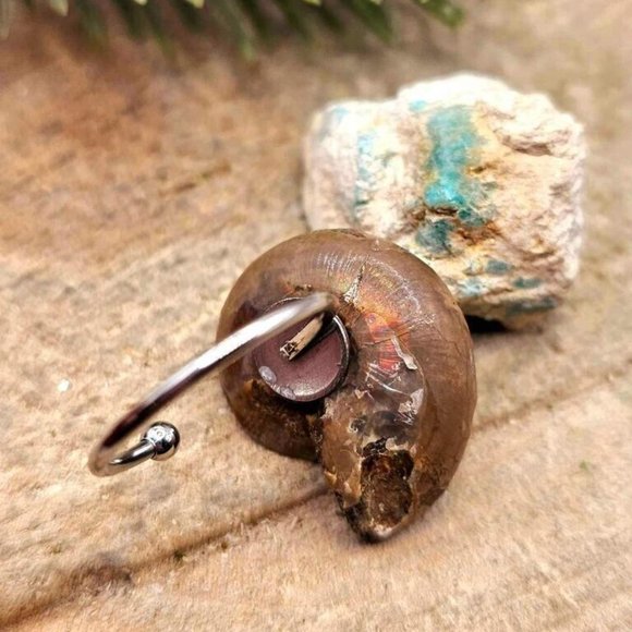 Beautiful Nature Conch Silver Flower Open Wrapped Ring - Picture 10 of 10